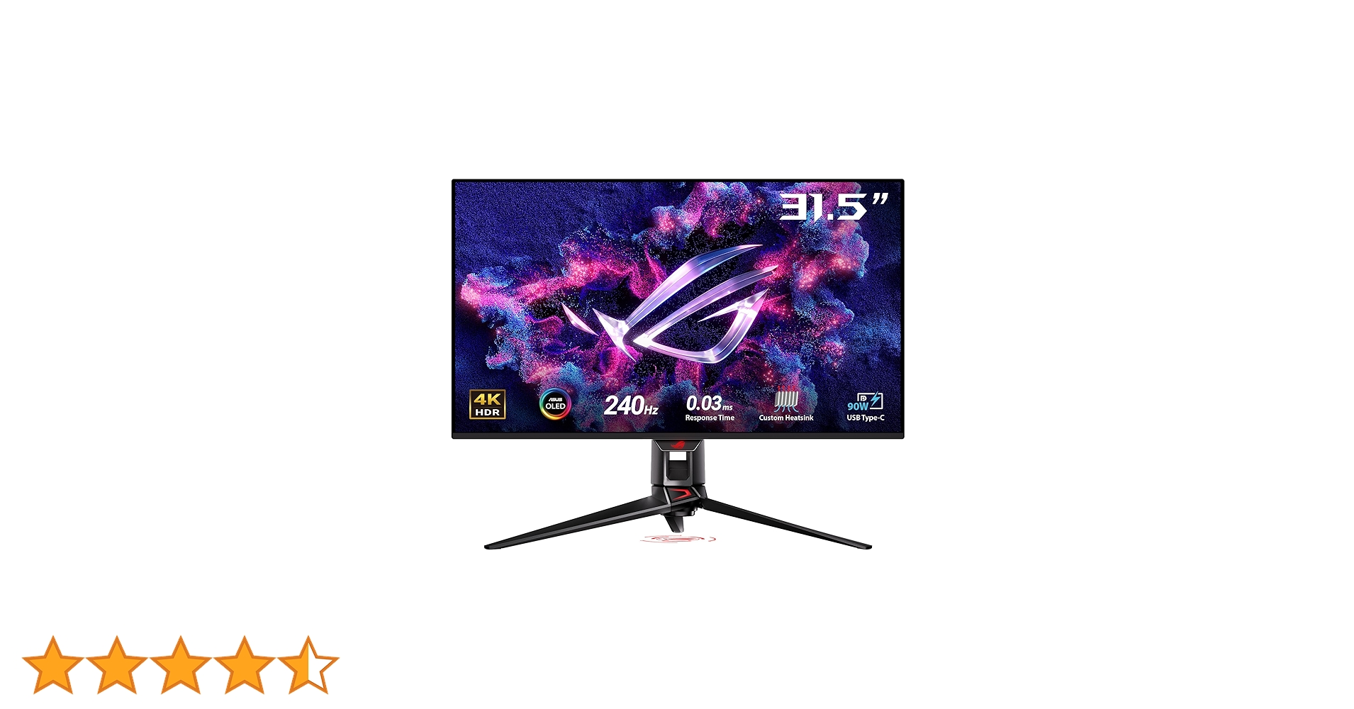 ROG Swift OLED PG32UCDM 4K　ゲーミングモニター Amazon.co.jp: ROG Swift OLED PG32UCDM Gaming Monitor (32